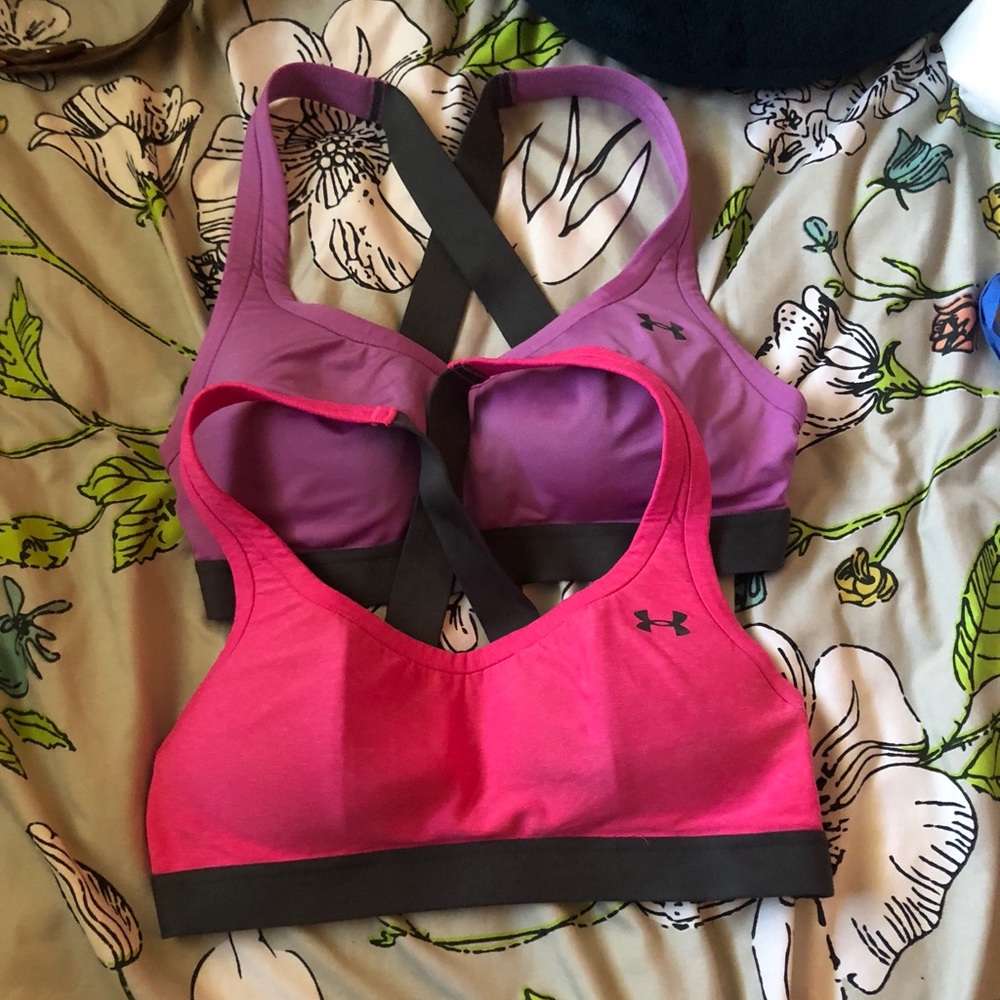 Set of 2 under Armour sports Bra 32B